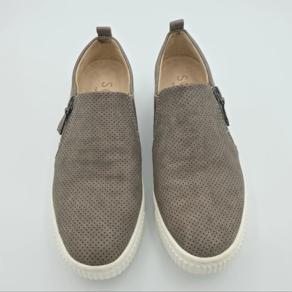 SOUL Turner Slip On Sneakers Grey Size 6.5 - Picture 3 of 9